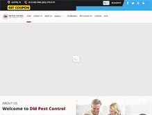 Tablet Screenshot of dmpestcontrol.com